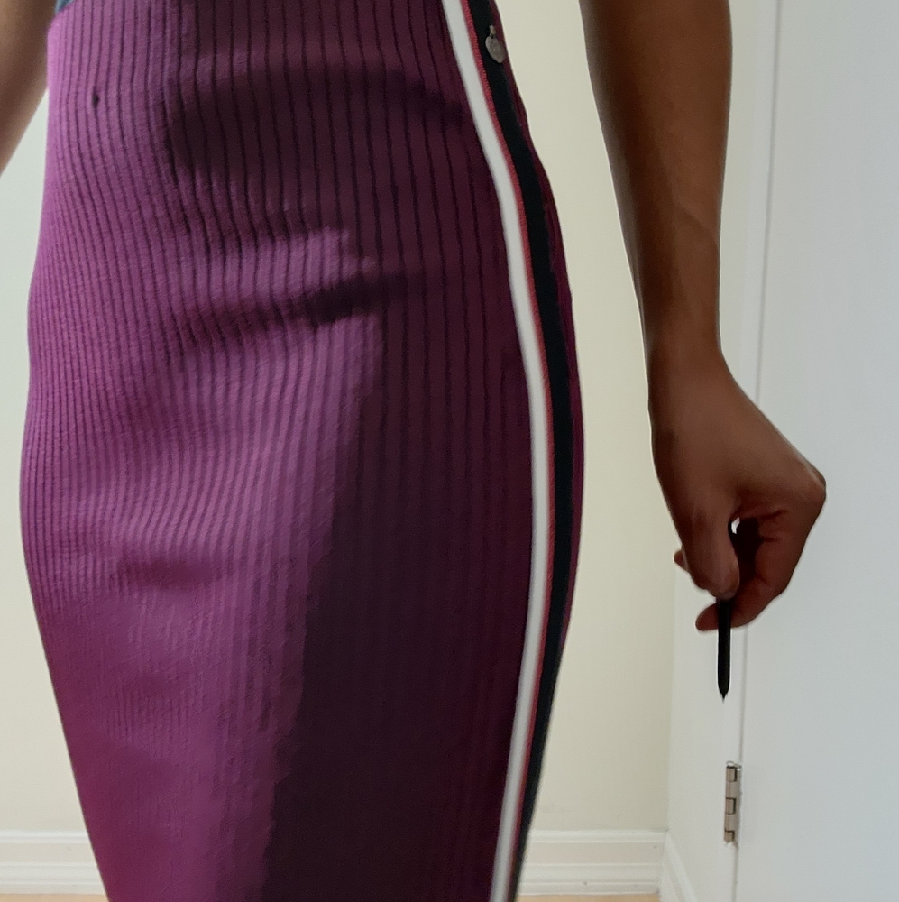 Scotch & Soda Maison Scott ribbed midi skirt Size S - Picture 3 of 13